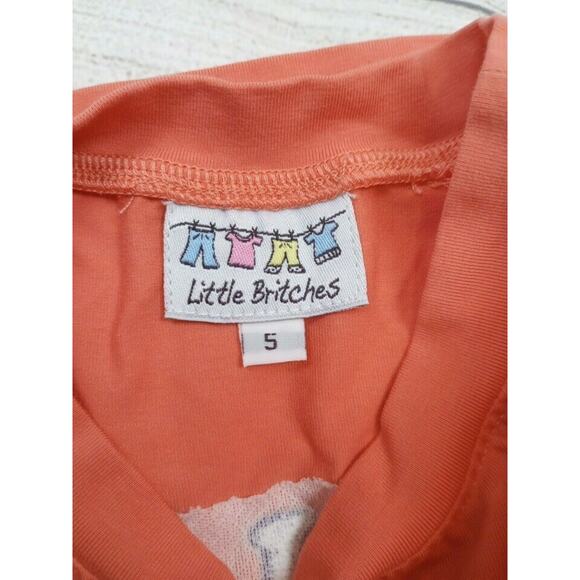 5 Little Britches Embroidered Dreams Set Sail Tee - Picture 6 of 7